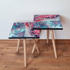 Hanah Home Mesas Nido Multicolor (2 Piezas)